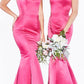 Cinderella Divine 8792 Strapless Sweetheart Neckline Mermaid Satin Gown