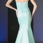 Cinderella Divine 8792 Strapless Sweetheart Neckline Mermaid Satin Gown