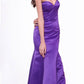 Cinderella Divine 8792 Strapless Sweetheart Neckline Mermaid Satin Gown