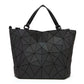 Women's Geometric Diamond Plaid Luminous Messy Handbags