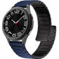 Magnetic watchband Compatible with Samsung Galaxy Watch 6 Band/Galaxy Watch 5/Galaxy Watch 4 Band Galaxy Watch 5 Pro/Galaxy Watch 3/Active 2 Watch Silicone Replacement Wristband Strong Magnet link (Blue)