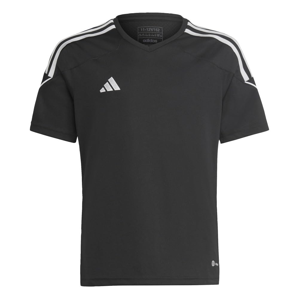 adidas Boys Tiro 23 Camiseta Negro/Blanco Mediana