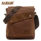 Women's & Men's Flying Grid Canvas And Vertical Retro Men's Messenger Bags