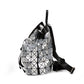 Women's Geometric Laser Cube Patent Leather Rhombus Backpacks