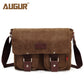 Men's Flying Grid Canvas Vintage Horizontal Unisex Men's Messenger Bags