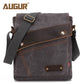 Women's & Men's Flying Grid Canvas And Vertical Retro Men's Messenger Bags