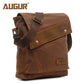 Women's & Men's Flying Grid Canvas And Vertical Retro Men's Messenger Bags