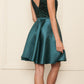 CLEARANCE - Poly USA | Ed Young 8954 Short A-Line Sequin Bodice Dress with Pockets (Size M)
