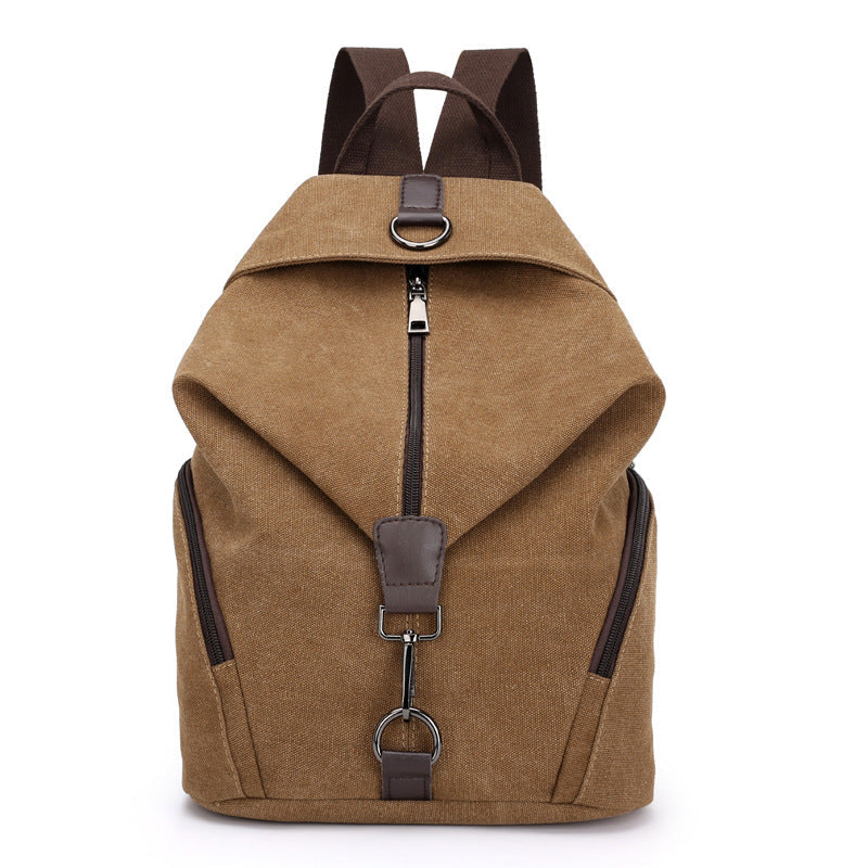 Women's Canvas Retro College Fashion Korean Style Shoulder Bags
