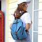 Women's Canvas Retro College Fashion Korean Style Shoulder Bags