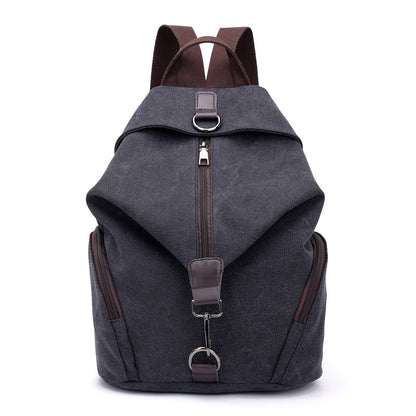Women's Canvas Retro College Fashion Korean Style Shoulder Bags