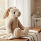 Long Ear Bunny Stuffed Animal - 14" Ultra Soft Plush | Cream