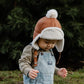 Faux Fur-Lined Kids Winter Hat | Windproof Toddler Trapper Hat