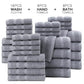 Gray Cotton Bath Towel Set (10–32 pcs)