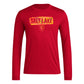 adidas Mens Long Sleeve Pre-Game T-Shirt Team Victory Red/Real Salt Lake X-Small