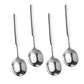 IMEEA Big Soup Spoons 7.75-Inch Round Soup Spoons Large Scoop Heavy Duty 316 Stainless Steel Soup Spoons with Long Handle Set of 4