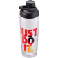Nike Unisexo - Adulto Botella de agua Hypercharge Chug Gris Carbón 709