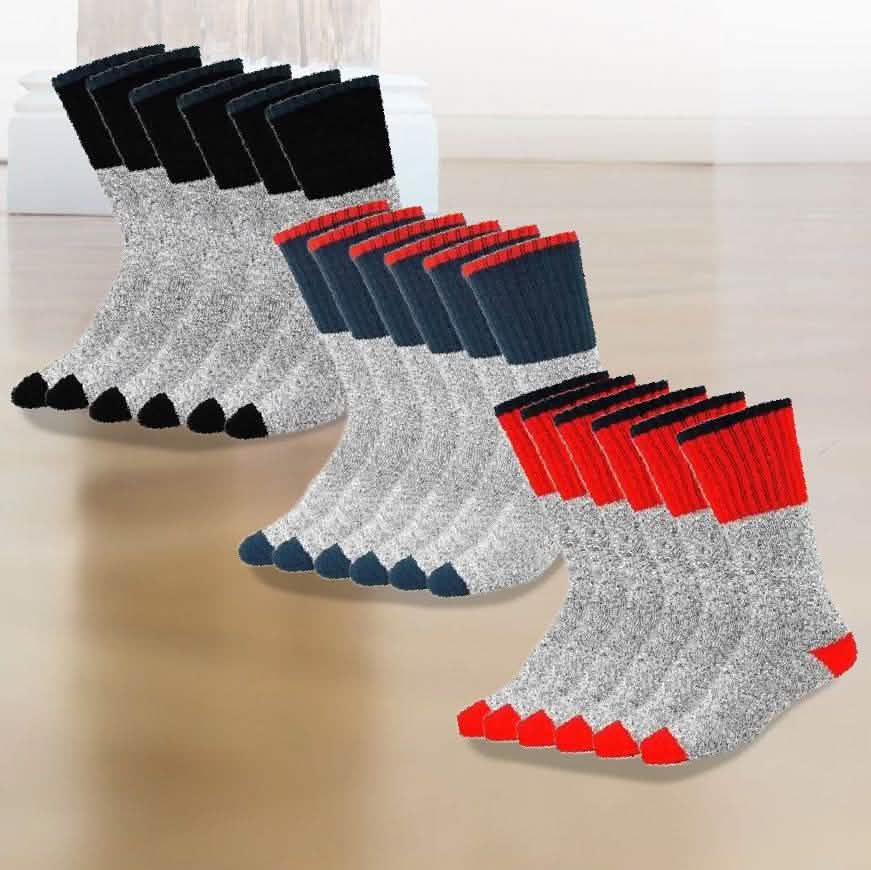 9 pares: calcetines térmicos de invierno aislados para hombre