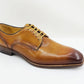Carrucci Derby Calfskin - Cognac