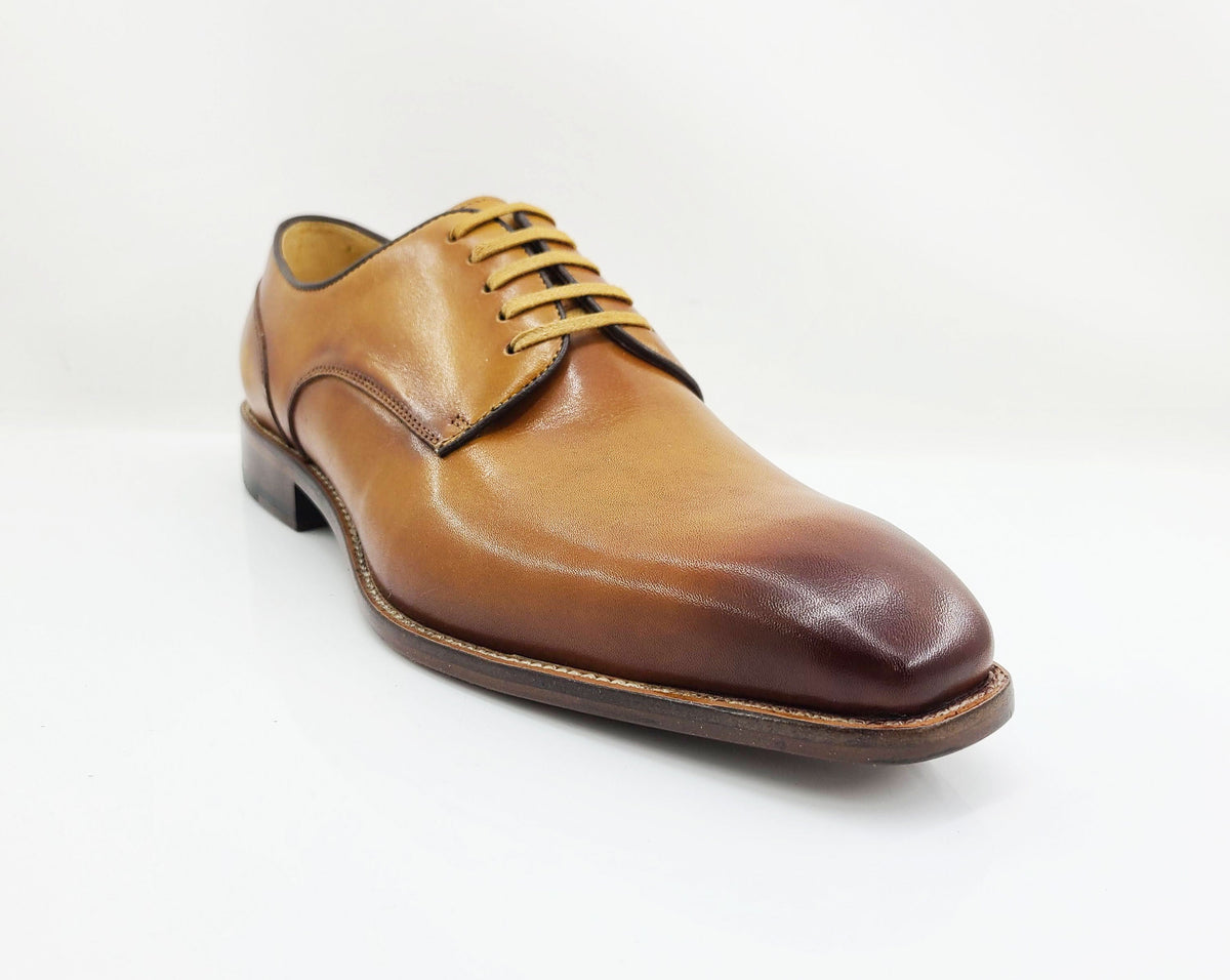 Carrucci Derby Calfskin - Cognac