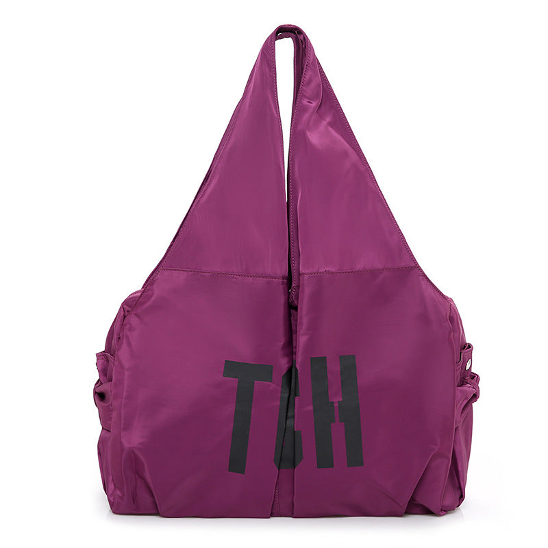 Women's Large Capacity Beauty Waterproof Nylon Cloth Handbags