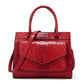 Women's Large Capacity Snake Pattern Fashion Simple Handbags