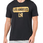 adidas Mens FC Short Sleeve Pre-Game T-Shirt Black/Los Angeles Football Club Medium