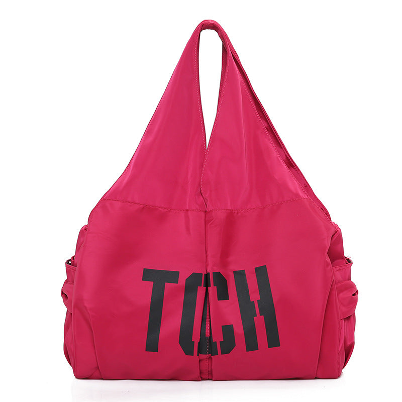 Women's Large Capacity Beauty Waterproof Nylon Cloth Handbags