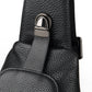 Men's Leather For The Elderly First Layer Men's Chest Bags