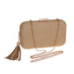 Women's Leather Veet Dinner Luxury Banquet Tassel Evening Bags