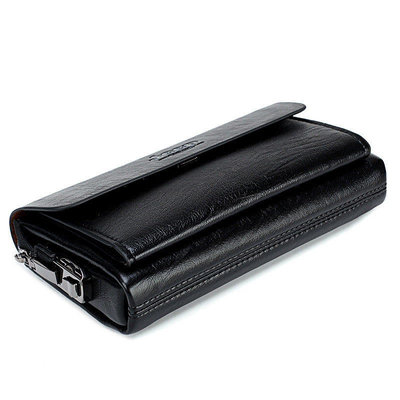 Men's Glamorous Password Clutch Business Trendy Men's Handbags
