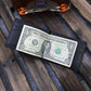 Men's Sheepskin Hand-woven Beauty Clip Short Document Men's Wallets