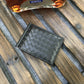 Men's Sheepskin Hand-woven Beauty Clip Short Document Men's Wallets