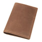Genuine Leather Passport Swiping Document Ticket Card Holder