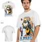 G West Mens Work Of Art Oversized Tee
