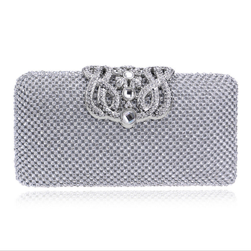 Women's Inlaid Crown Dinner Luxury Dress Austrian Evening Bags