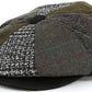 Sakkas Jay Gatsby 8 Panel Wool Newsboy Paperboy Snap Brim Cap Hat