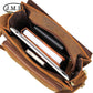 Men's Vintage Genuine Leather Minority Simple Crazy Men's Messenger Bags
