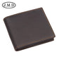 Men's Vintage Crazy Horse Leather Short Men's Wallets