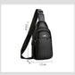New Men's Classic Stylish Cowhide Business Men's Chest Bags
