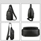 New Men's Classic Stylish Cowhide Business Men's Chest Bags