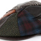 Sakkas Jay Gatsby 8 Panel Wool Newsboy Paperboy Snap Brim Cap Hat