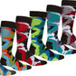 Sakkas Men's Classic Patterned Dress Socks Value 6-Pack