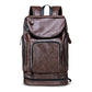 Men's Business Leather Multifunctional Stylish Portable Storage Backpacks