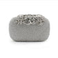 Leaves And Flowers Dinner Diamond Clutch Makeup Bags