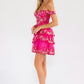 Vestido de cóctel corto de tul y lentejuelas Juliet JT920K con línea A