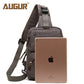 Men's Flying Canvas Korean Style Ear Hole Men's Chest Bags