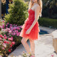 Juliet JT923S Dress Leaf Lace Corset with Ruffle Tulle Skirt