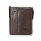 Men's Leather Zipper Short Retro Multiple Slots Men's Wallets