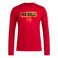 adidas Mens Long Sleeve Pre-Game T-Shirt Team Power Red/New York Red Bulls XX-Large